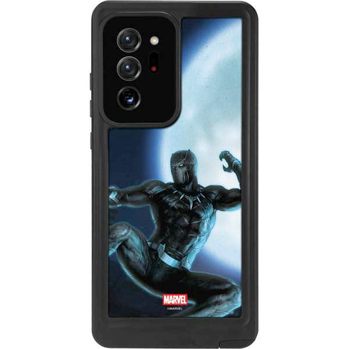 Marvel Black Panther Jumping Through Air Galaxy Note20 Ultra 5G Waterproof Case